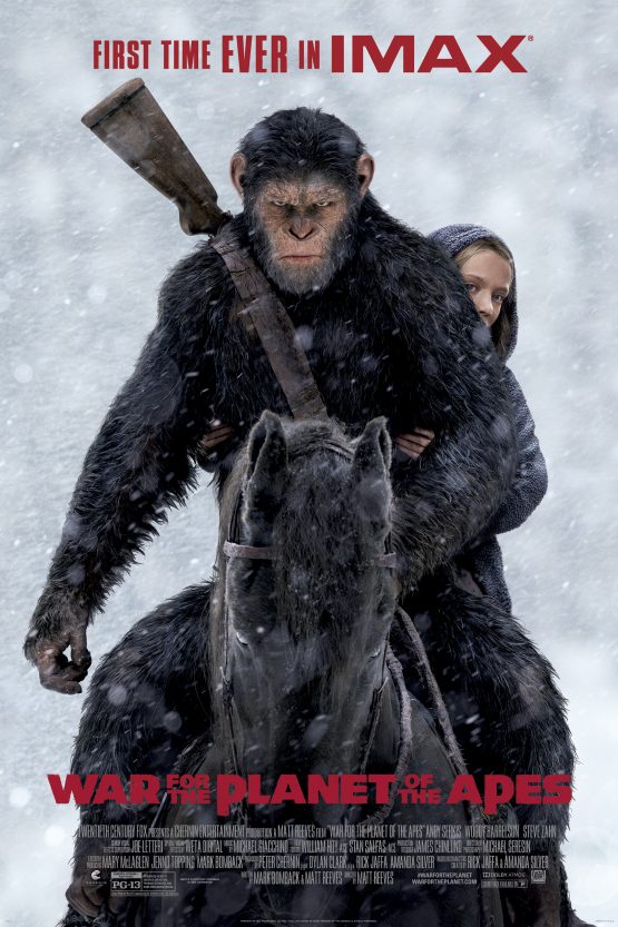 War for the Planet of the Apes Dvd